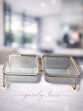 Aesthetic Translucent Ribbed Pet Bowls